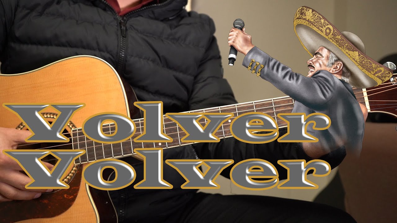 Как играть на гитаре Volver Volver