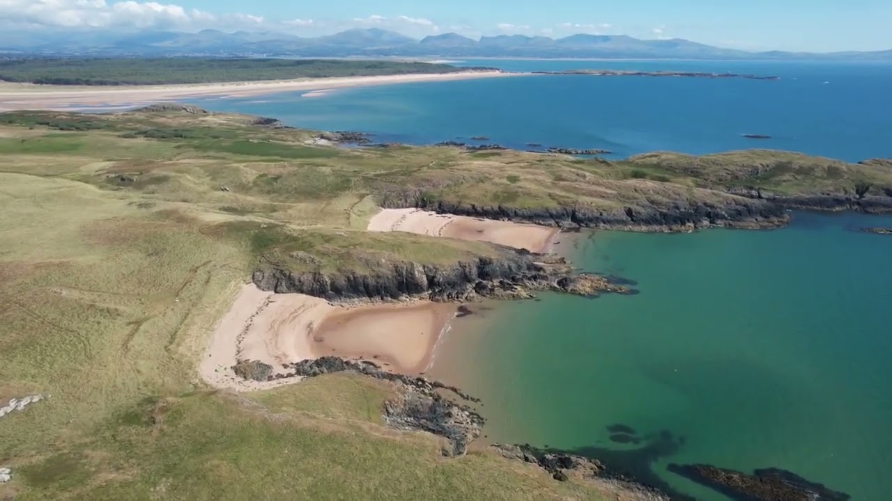 Secret inaccessible beaches on the island of Anglesey