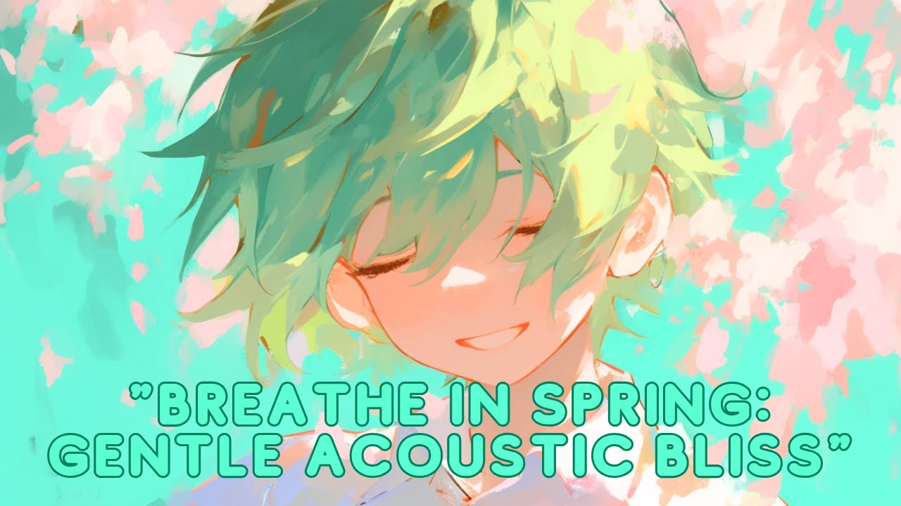 【BGM】Spring Afternoon Acoustic: Gentle Guitar in a Blooming Park