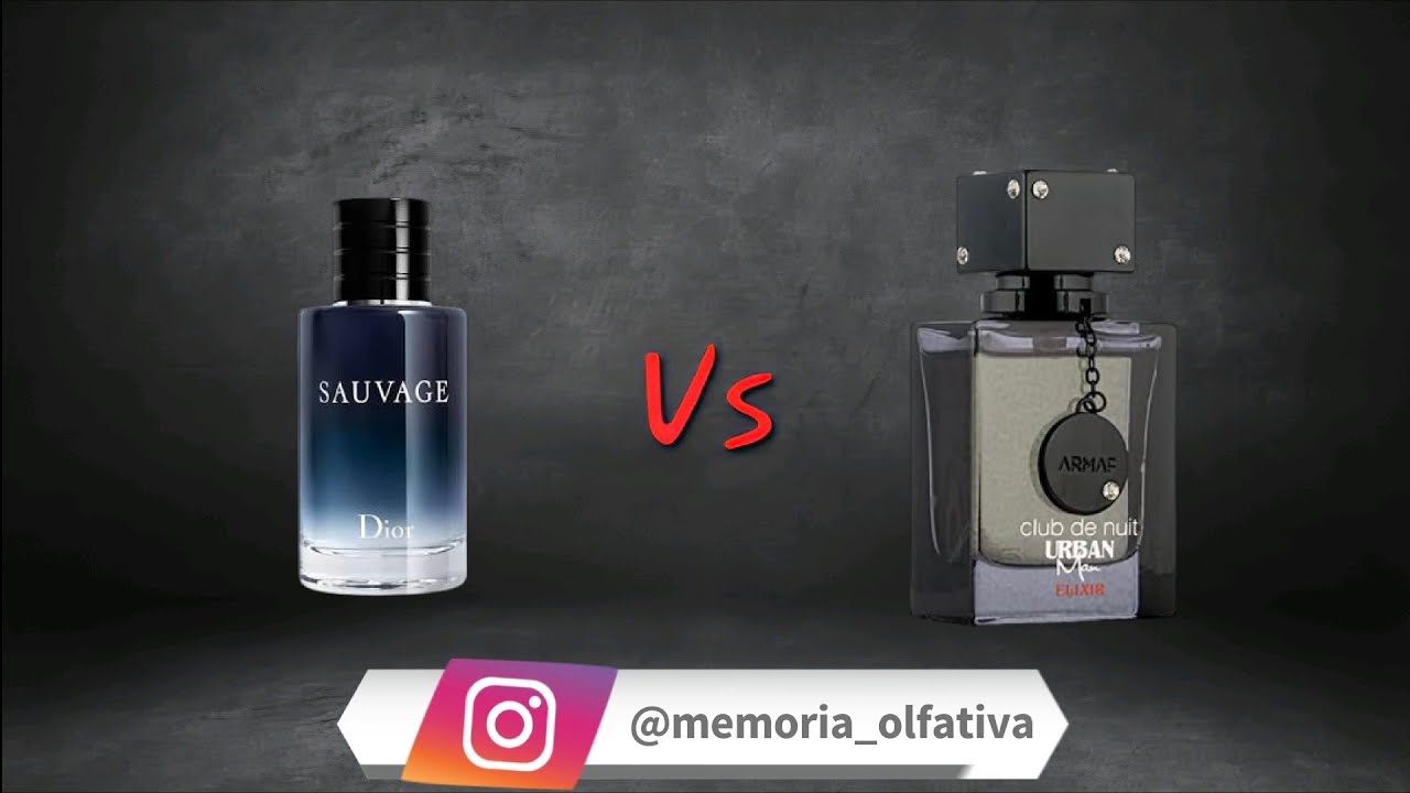 Dior Sauvage VS Urban Man Elixir
