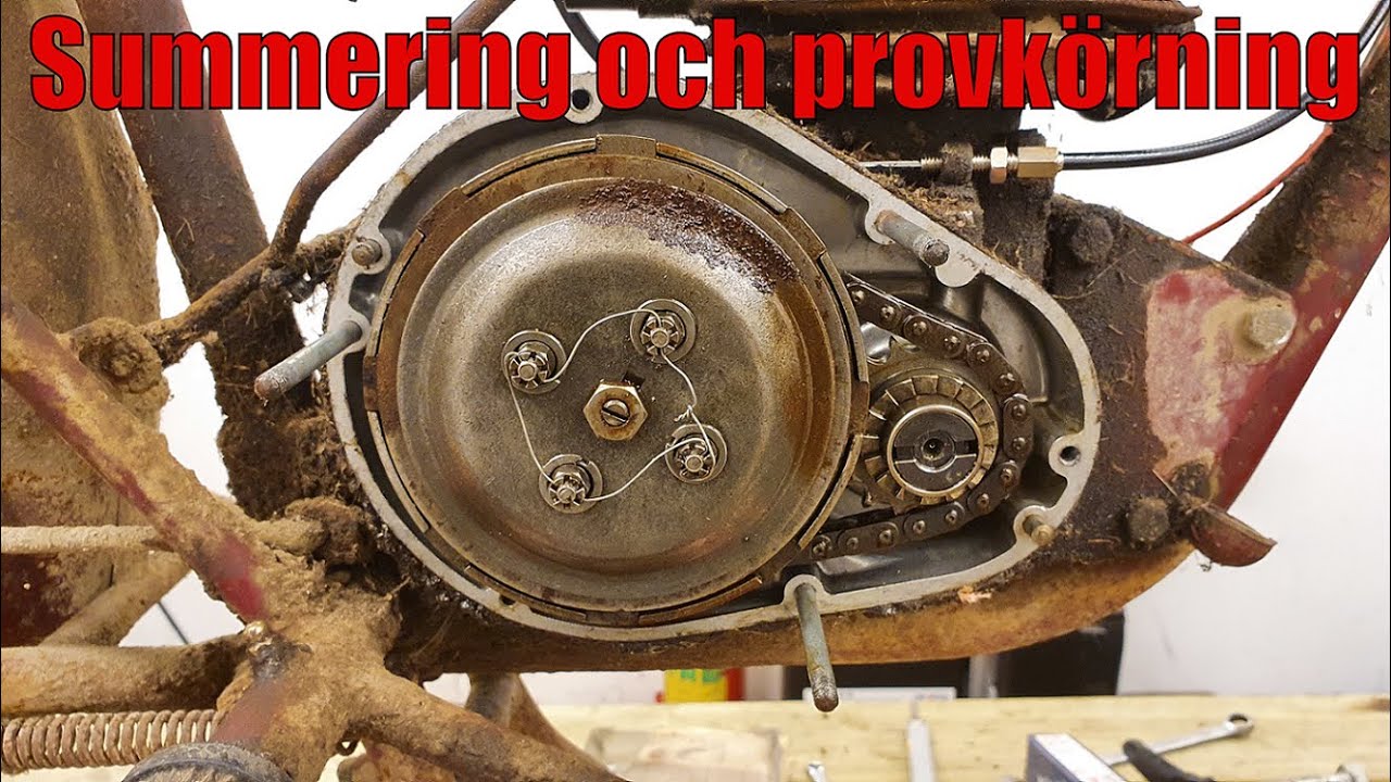 Summering och provkörning av Husqvarna motorcykeln