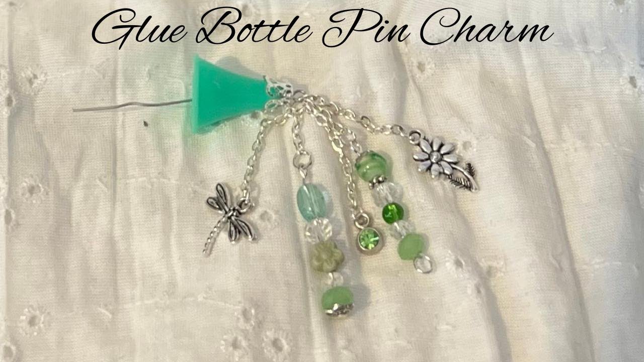 Glue Bottle Pin Charm