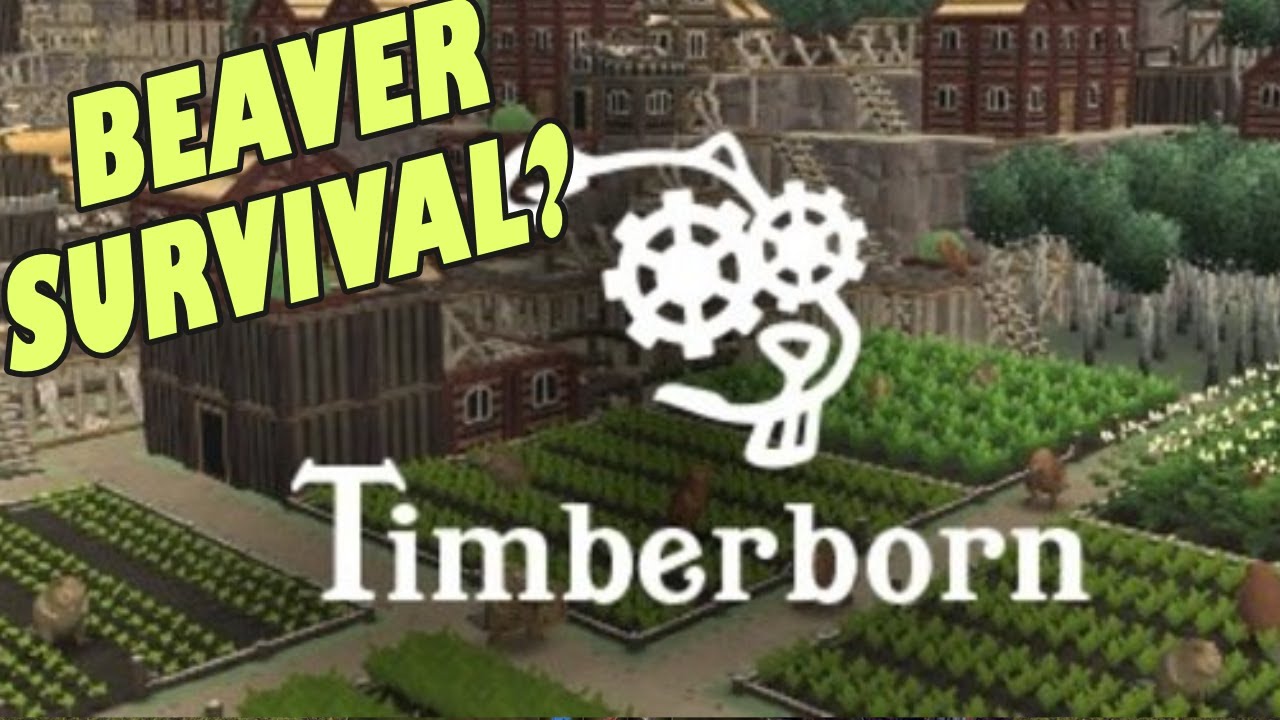 SURVIVAL BUILDING GAME WITH BEAVERS? Timberborn Closed Beta BEST BUILDING GAME FIRST LOOK