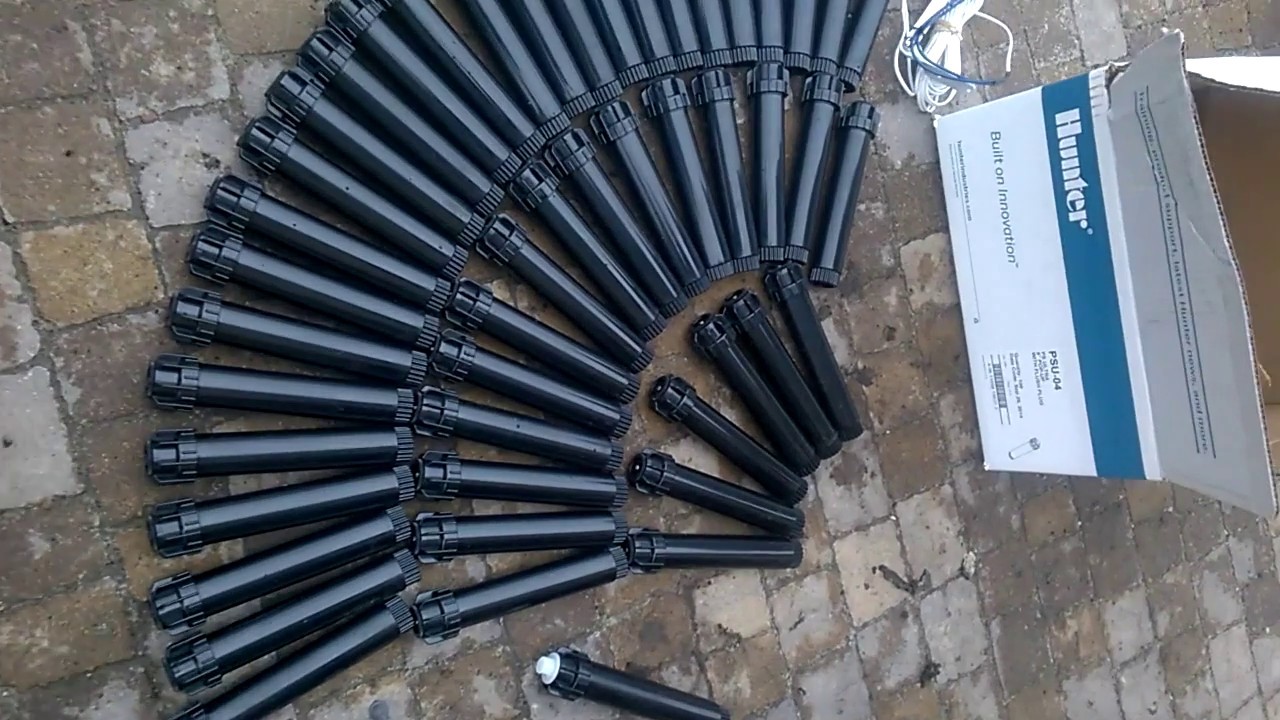 Hunter PSU 04 монтаж фильтра и форсунки