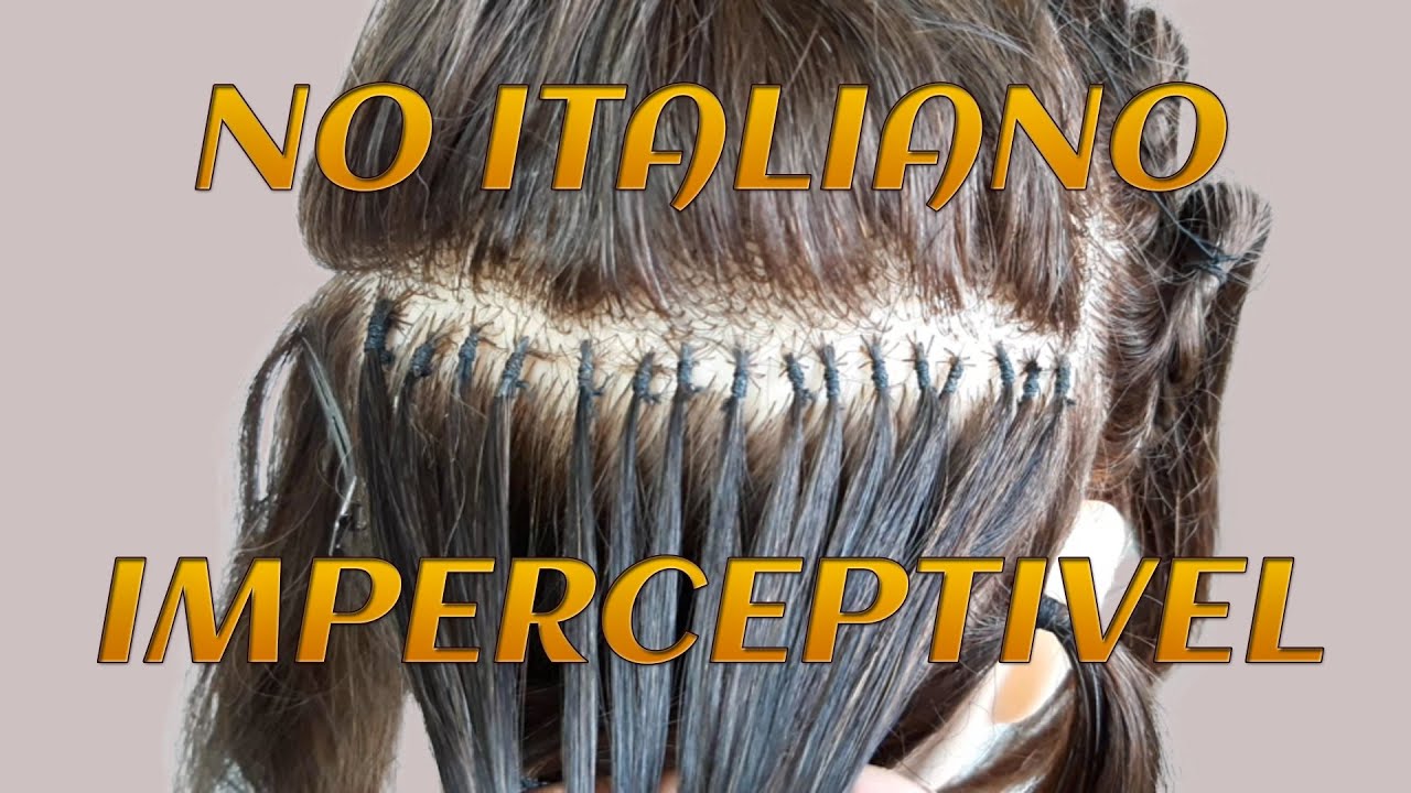 COMO FAZER MEGA HAIR MICRO NO ITALIANO, MICRO FIO A FIO (AMARRADO) NANO FIO A FIO | LI CARDOSO👍🔝