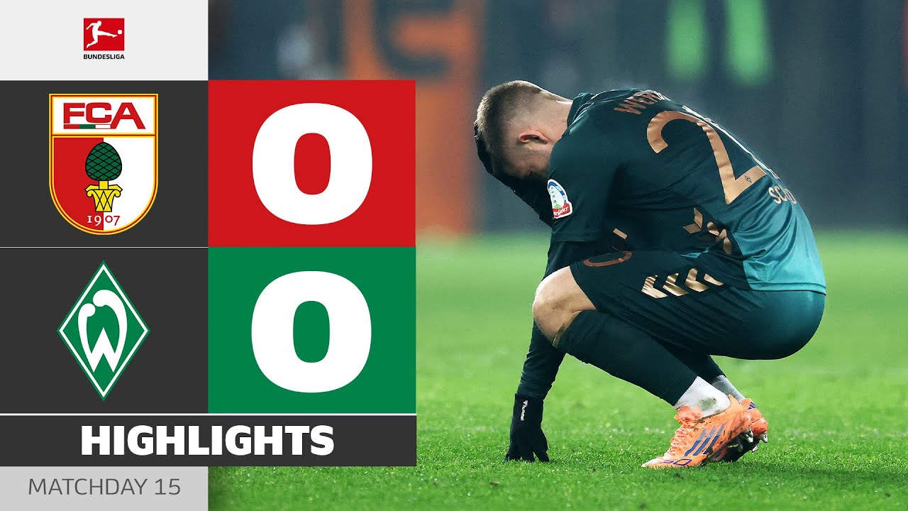 Huge Chances In Extra Time | FC AUGSBURG - WERDER BREMEN | Highlights | MD 15 &ndash; Bundesliga 2025/26