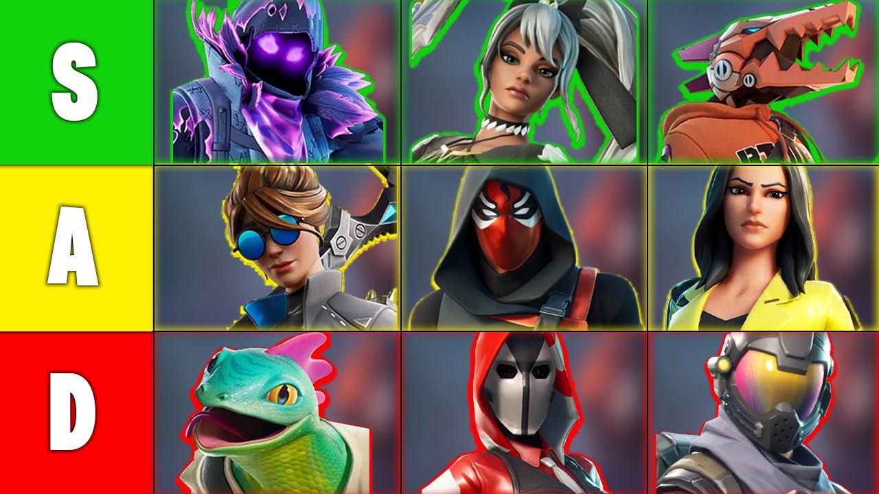 Ranking Every Starter Pack Fortnite Skin!