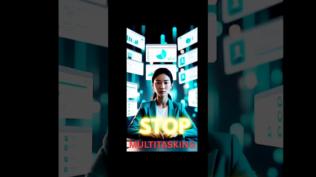 #MultitaskingMyth  #BrainHacks  #FocusNotFlex  #ProductivityTips  #MindsetUpgrade