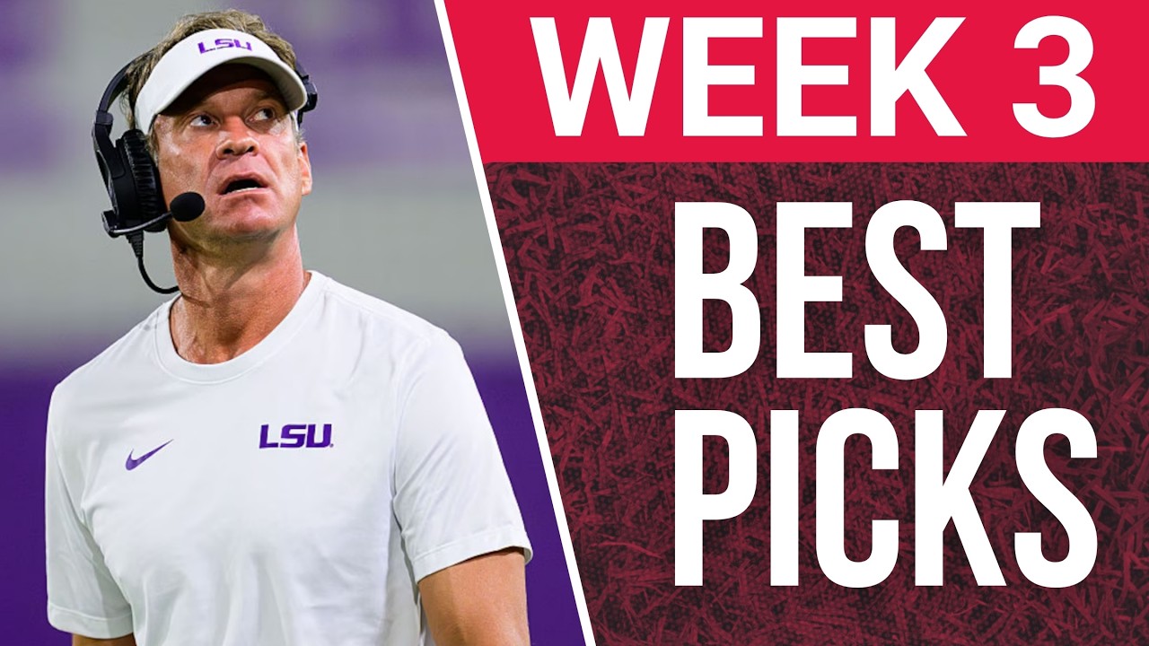 College Football Week 3 Best Picks and Predictions!
