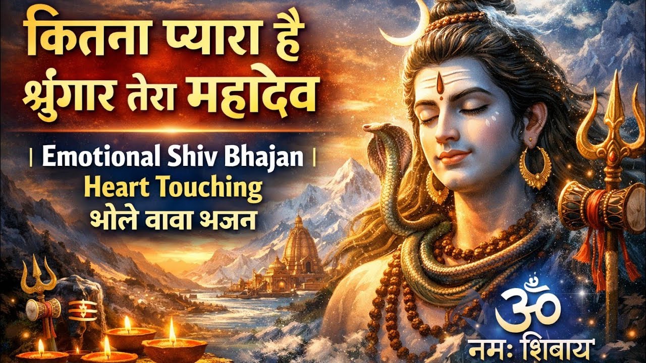 कितना प्यारा है श्रृंगार तेरा महादेव | Emotional Shiv Bhajan | Heart Touching | mahakal | mahadev