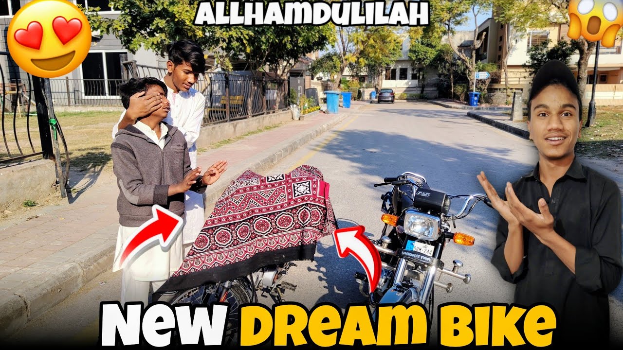 ALLHAMDULILAH 😍 New Dream Bike Surprise 🎉 | Salman Logo Ki New Bike 😁 