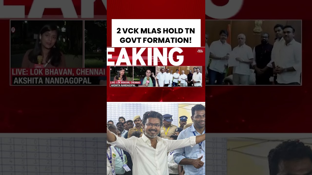 Tamil Nadu CM: 2 VCK MLAs Hold Key To Tamil Nadu Government Formation | India Today