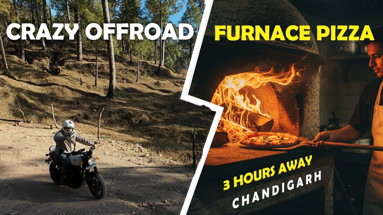 Shiv Dhank Temple ride ended with Furnace me baked Pizza | Dochi Pizza
