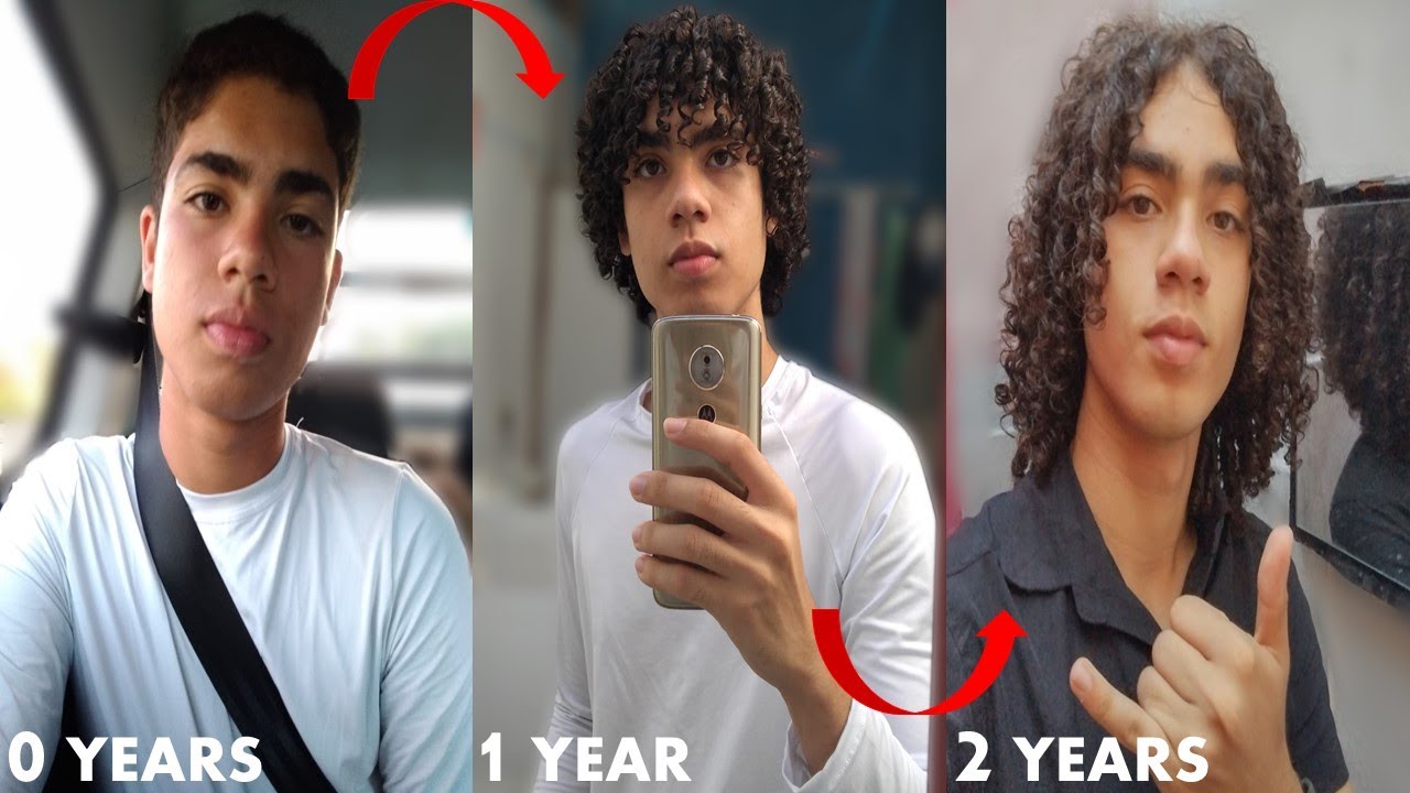 2 ANOS DEIXANDO O CABELO CACHEADO CRESCER 3B/3C - (24 MESES)