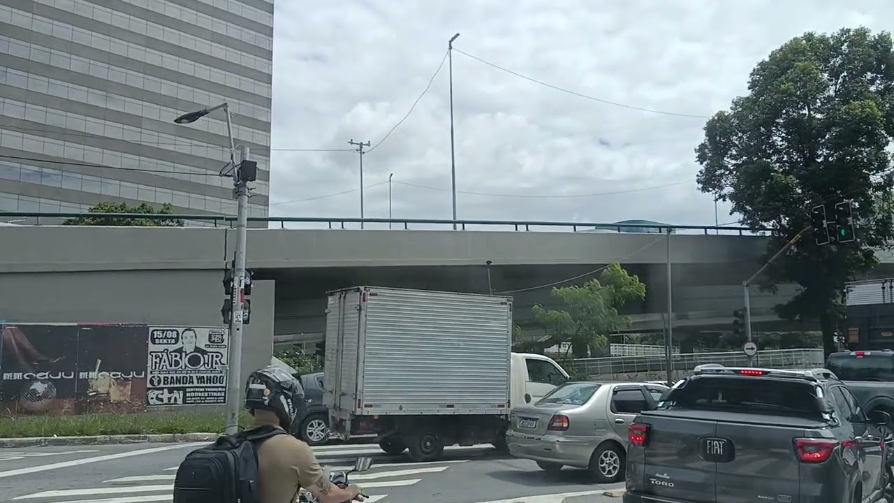 SAINDO DA MARGINAL PINHEIROS,PASSANDO  POR CIMA DA PONTE EUSÉBIO MATOSO 