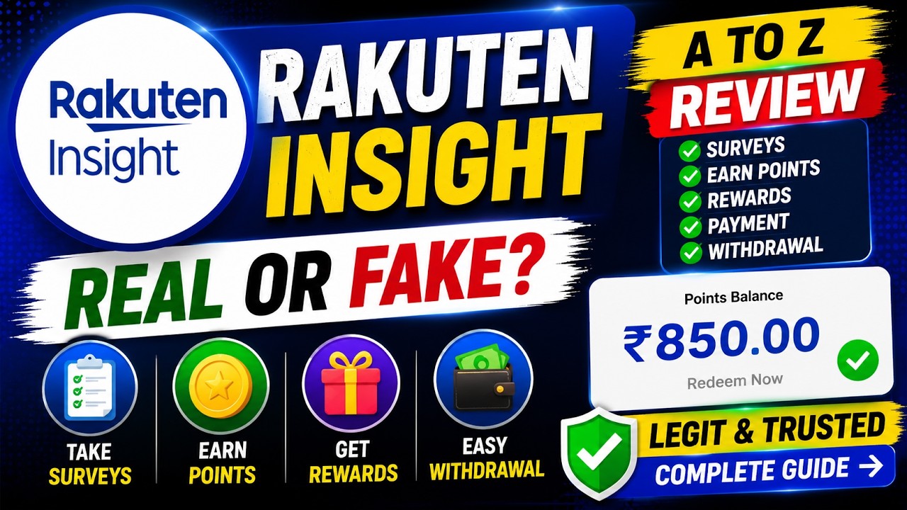 Rakuten Insight Survey Review 2026 | Real or Fake?