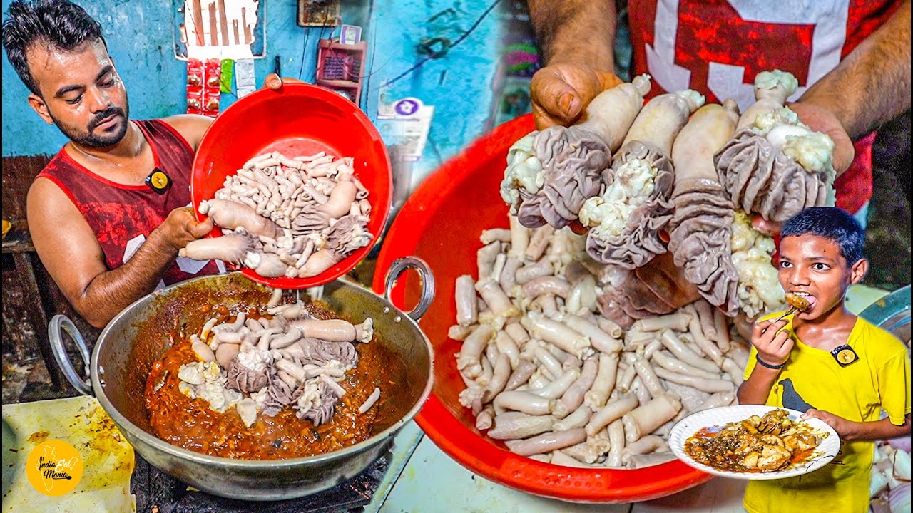 Desi Bihari Style Cheapest Lar Chusta Making In Patna Rs. 50/- Only l Patna Street Food