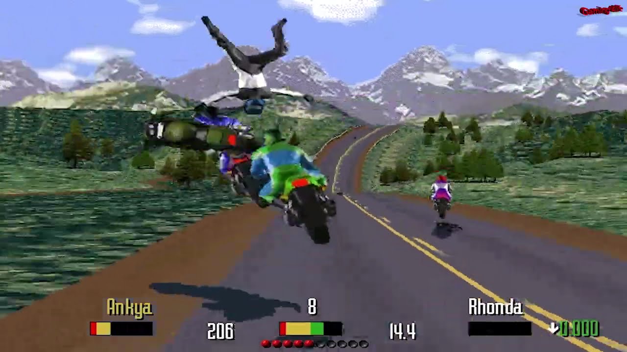 Road Rash Level 5 Hardcore Fighting and Funny Moments 😍🔥Best memories of 90s kids 😍 Part 2