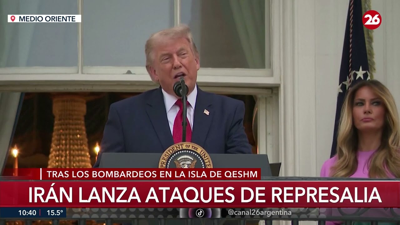 🚨MEDIO ORIENTE | Ir&aacute;n atac&oacute; bases de EEUU tras los bombardeos en Qeshm