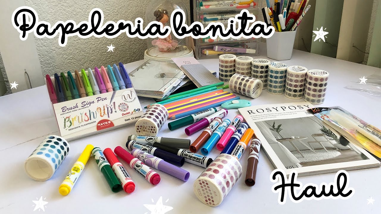 HAUL PAPELERÍA BONITA para el regreso a clases 🤩