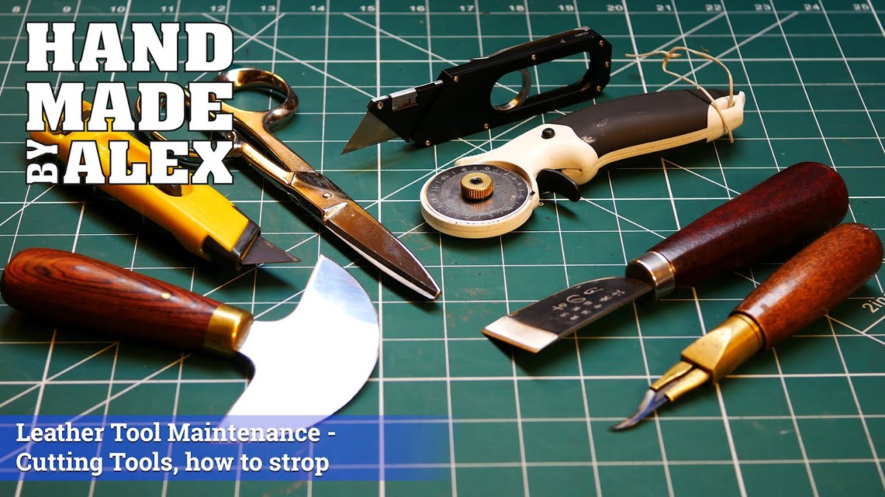 Leather Tools Maintenance - Cutting Tools, how to strop.