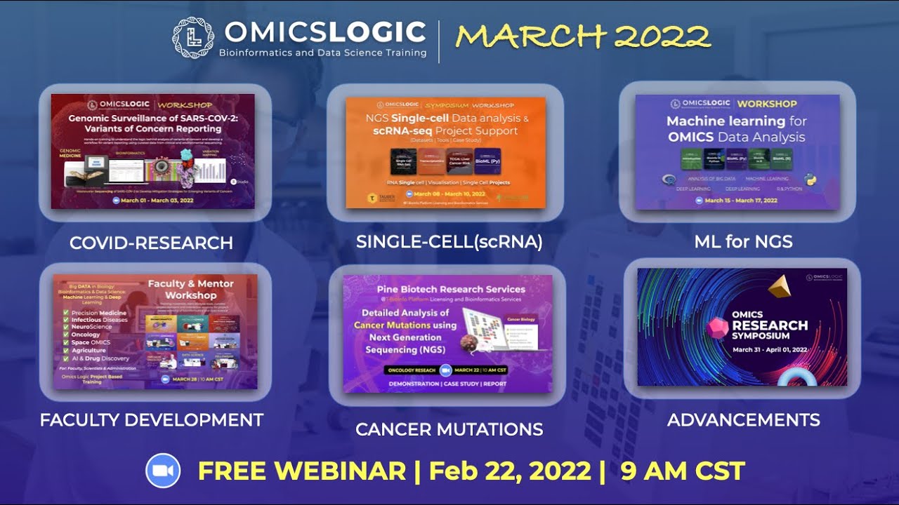 All you need to know about Upcoming OmicsLogic Workshops & International Research Symposium