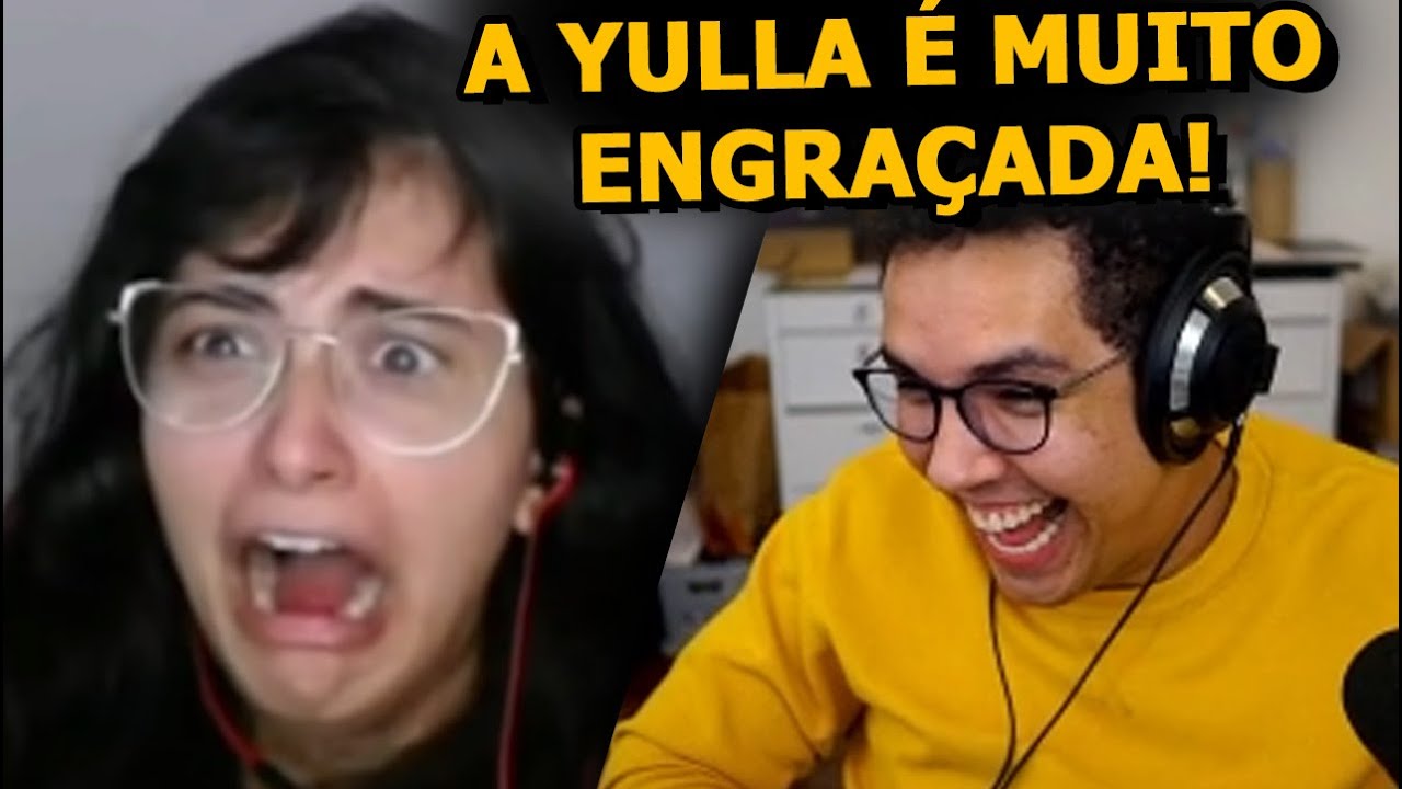 YETZ NÃO AGUENTOU DE TANTO RIR ASSISTINDO O VIDEO DA YULLA - REACT YULLA PEGOU MESTRE