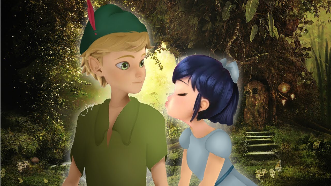 Miraculous Ladybug Speededit: Peter Pan and Wendy | Adrien and Marinette