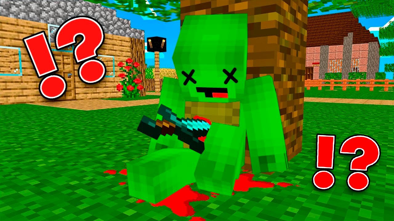 The Sad Story of Mikey !?  - Minecraft Maizen JJ & Mikey.