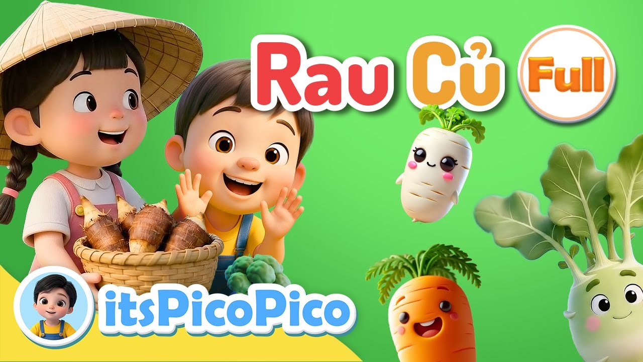 Trọn bộ Nhận biết rau củ | Giáo dục sớm cho trẻ | Early Learning For Kids