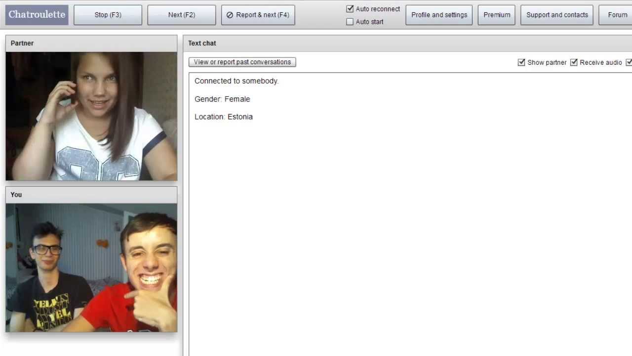 CHATROULETTE! #16 -  Cazza la randa...