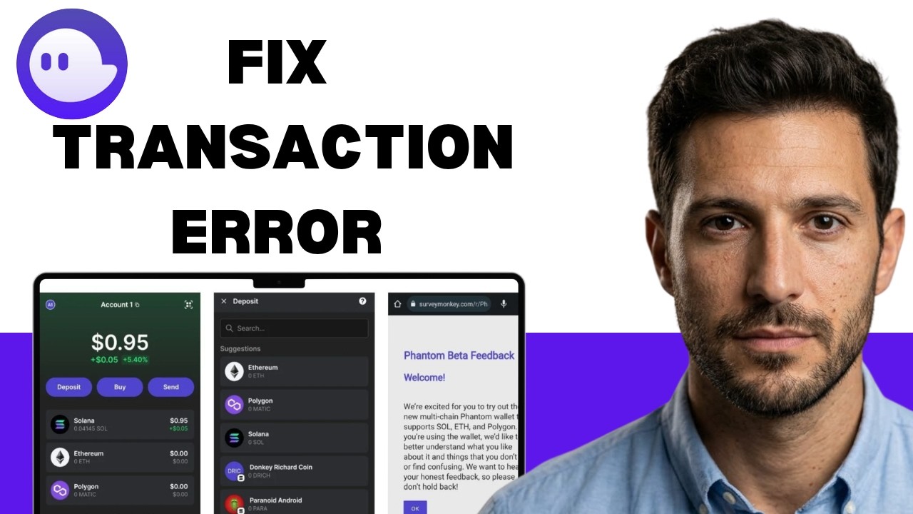 How To Fix Transaction Error In Phantom Wallet In 2025 ONLY WORKING METHOD!  (full guide)