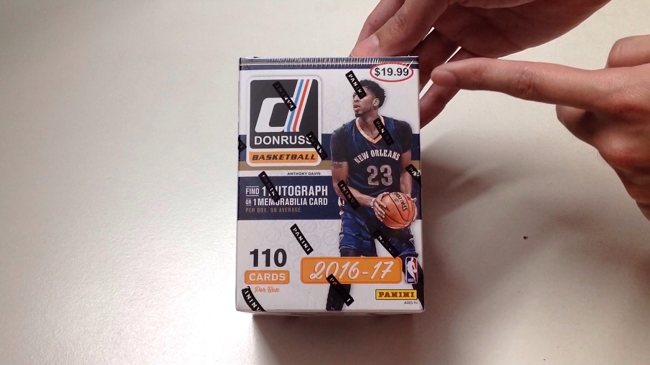 Panini 2016-2017 Donruss NBA Basketball Cards Unboxing