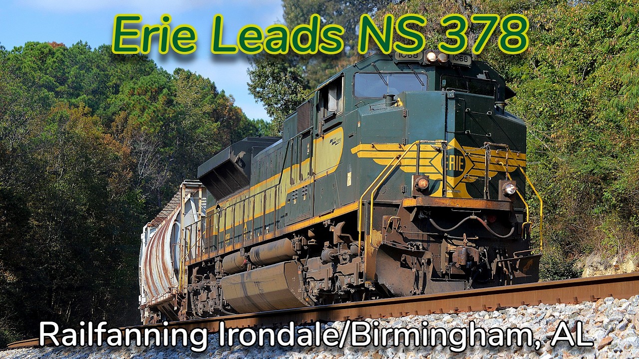 NS 1068 Leads NS 378 and So Much More on a Great Saturday in Birmingham, AL - 10-18-25