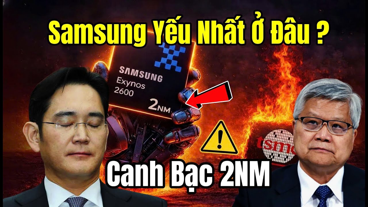 Exynos 2620 Có Cứu Samsung ? Cuộc Chiến 2nm Với TSMC Hé Lộ Sự Thật