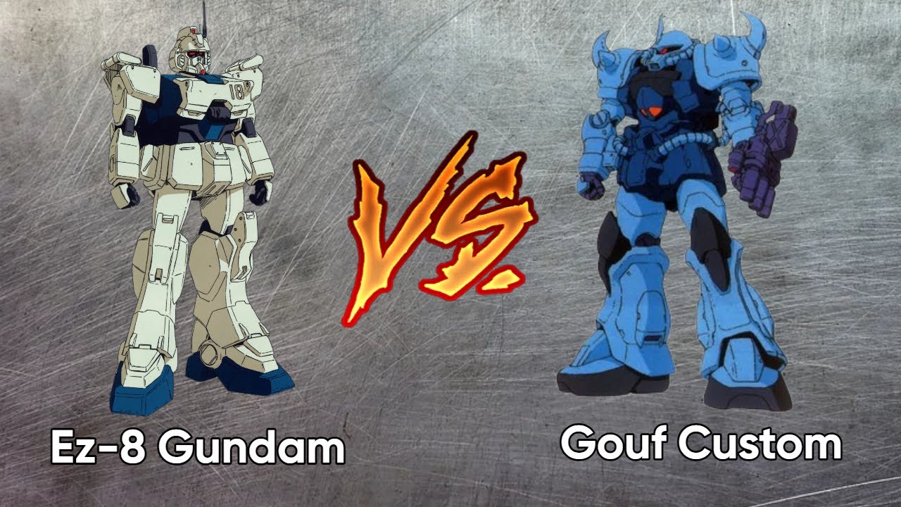 Один из лучших боёв в Gundam! Ez8 против Gouf Custom