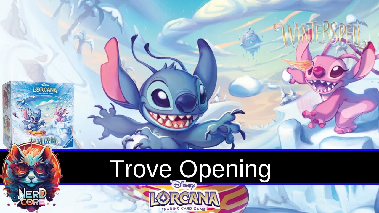 Lorcana Winterspell Trove Box Opening! 🔥 Crazy Pulls or Cold Luck? | Nerd Core