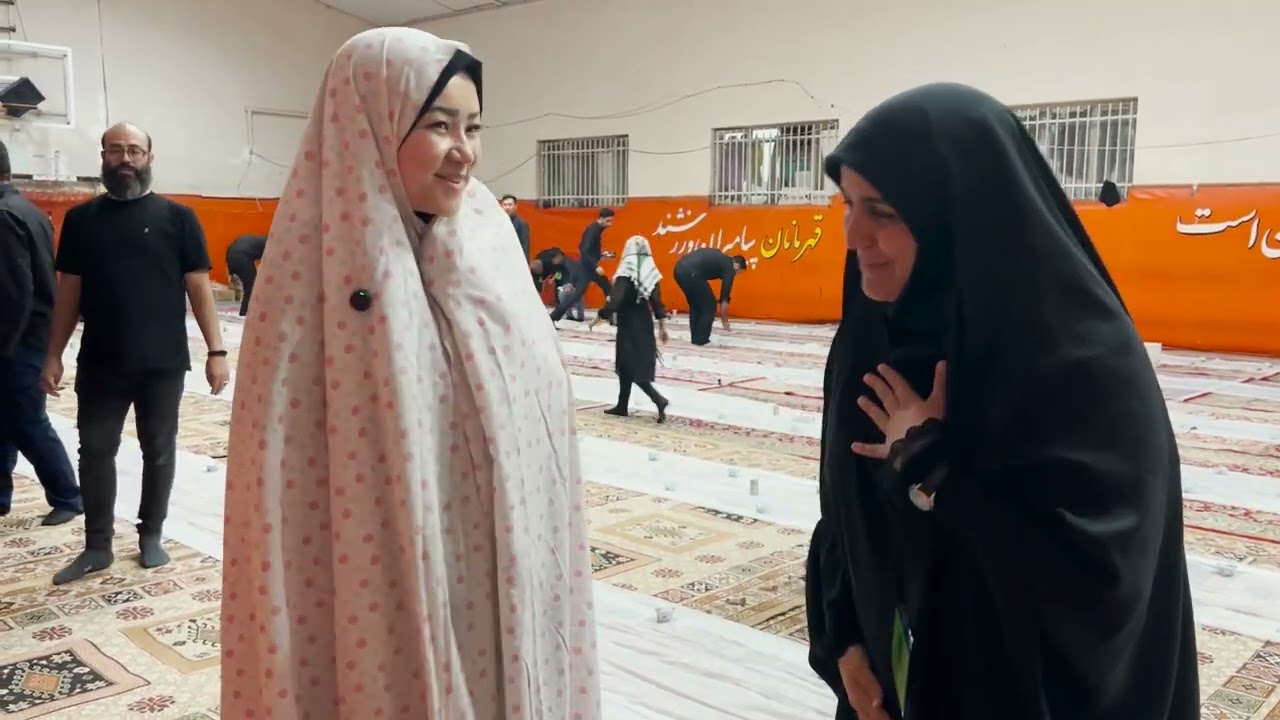 نظیفه یک شب را در یکی از پایگاه های امام رضا(ع)، همبستگی مردم ایران با مهاجرین افغانستان!🩵