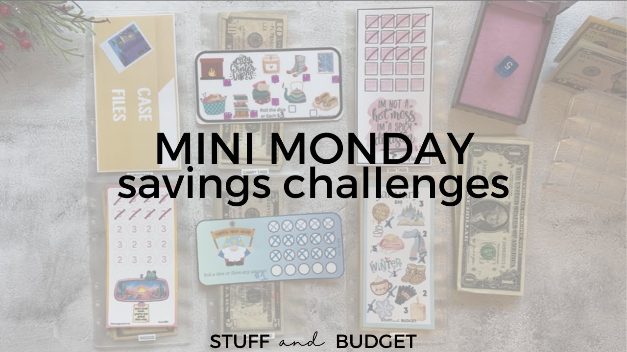 Mini Monday Savings Challenges