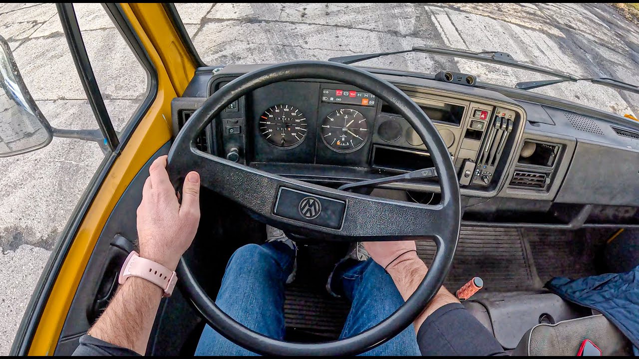 1993 Volkswagen LT I [2.4 TD 90HP] | POV Test Drive #1963 Joe Black