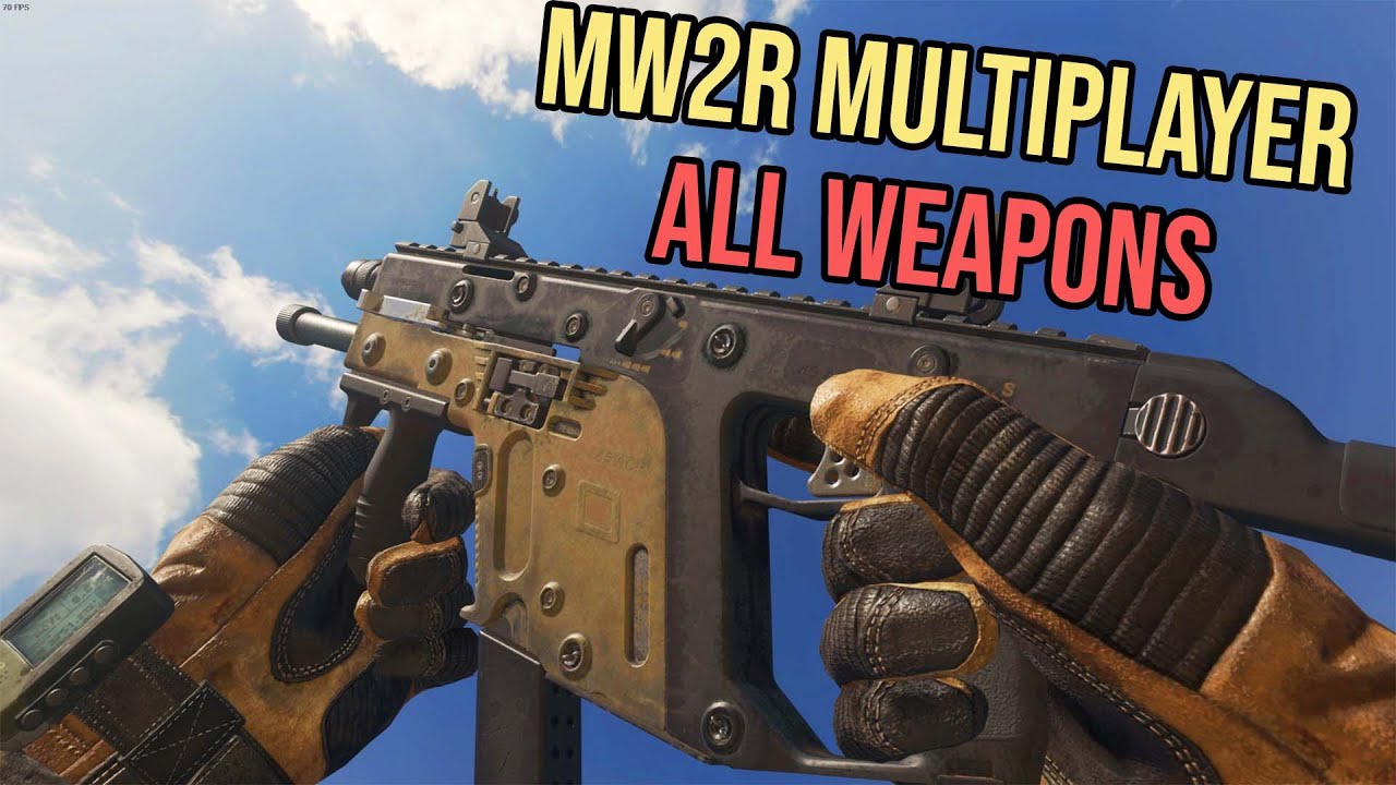 Modern Warfare 2 Remastered Multiplayer (H2M): All Weapons