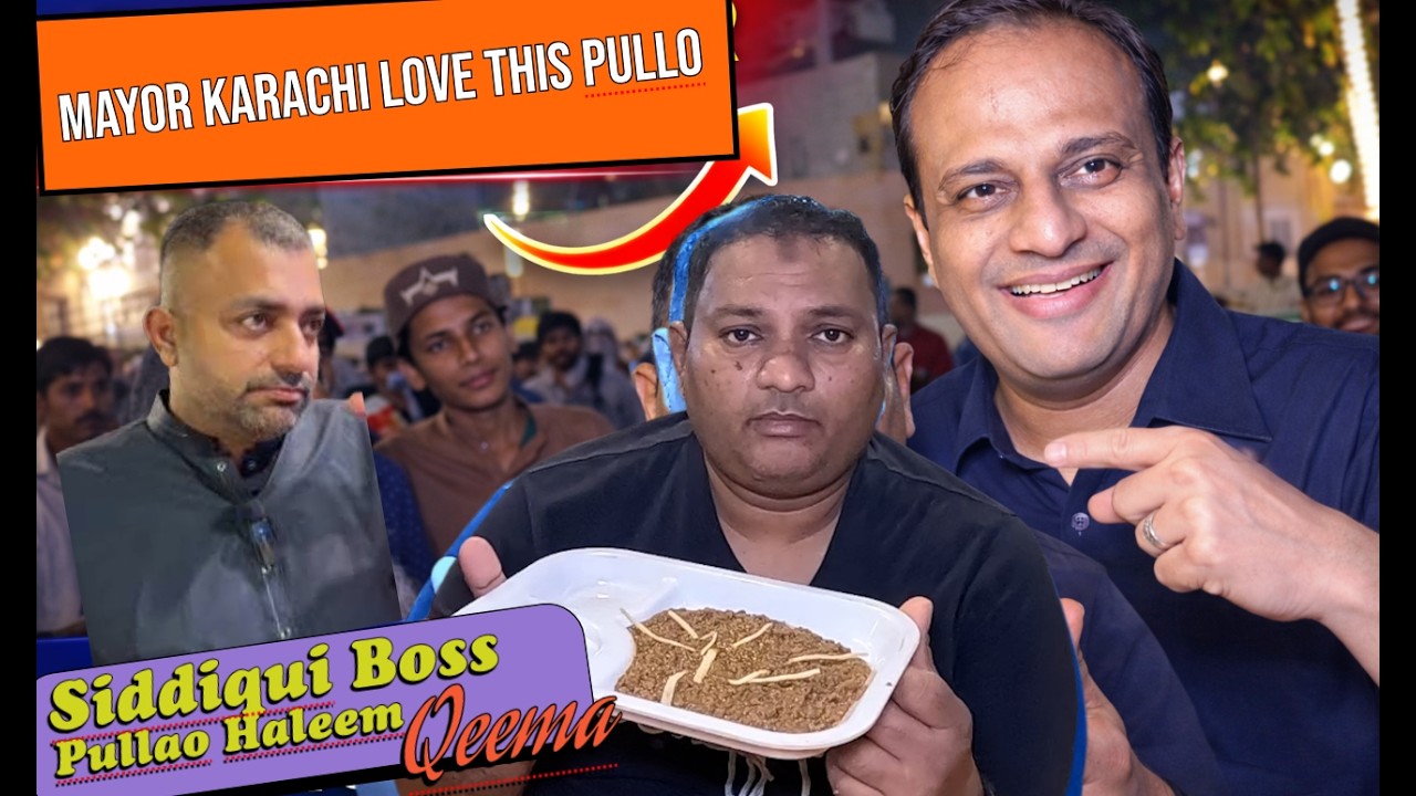 Mayor Murtaza Wahab Enjoying His Favorite Pullao at Siddiqui Boss Restaurant | Ramzan Special.