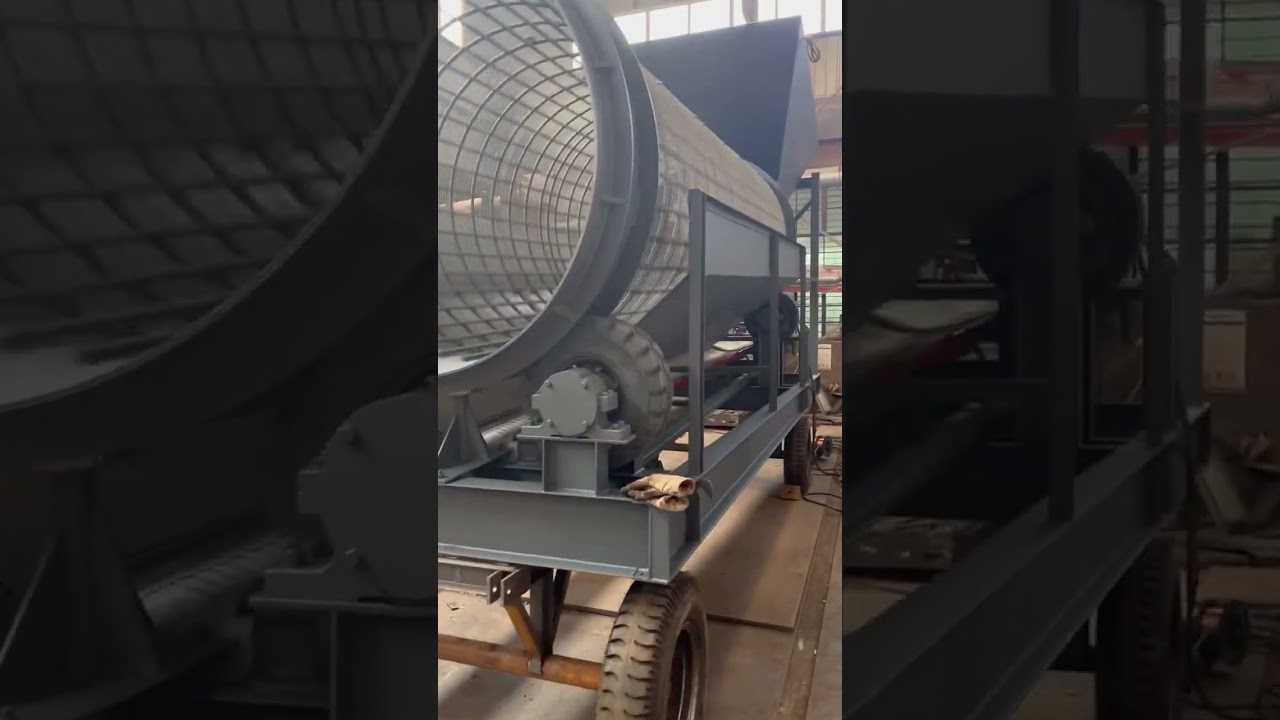 Rotary Drum Sieve Sand and Stone Separator Small Trommel Screen