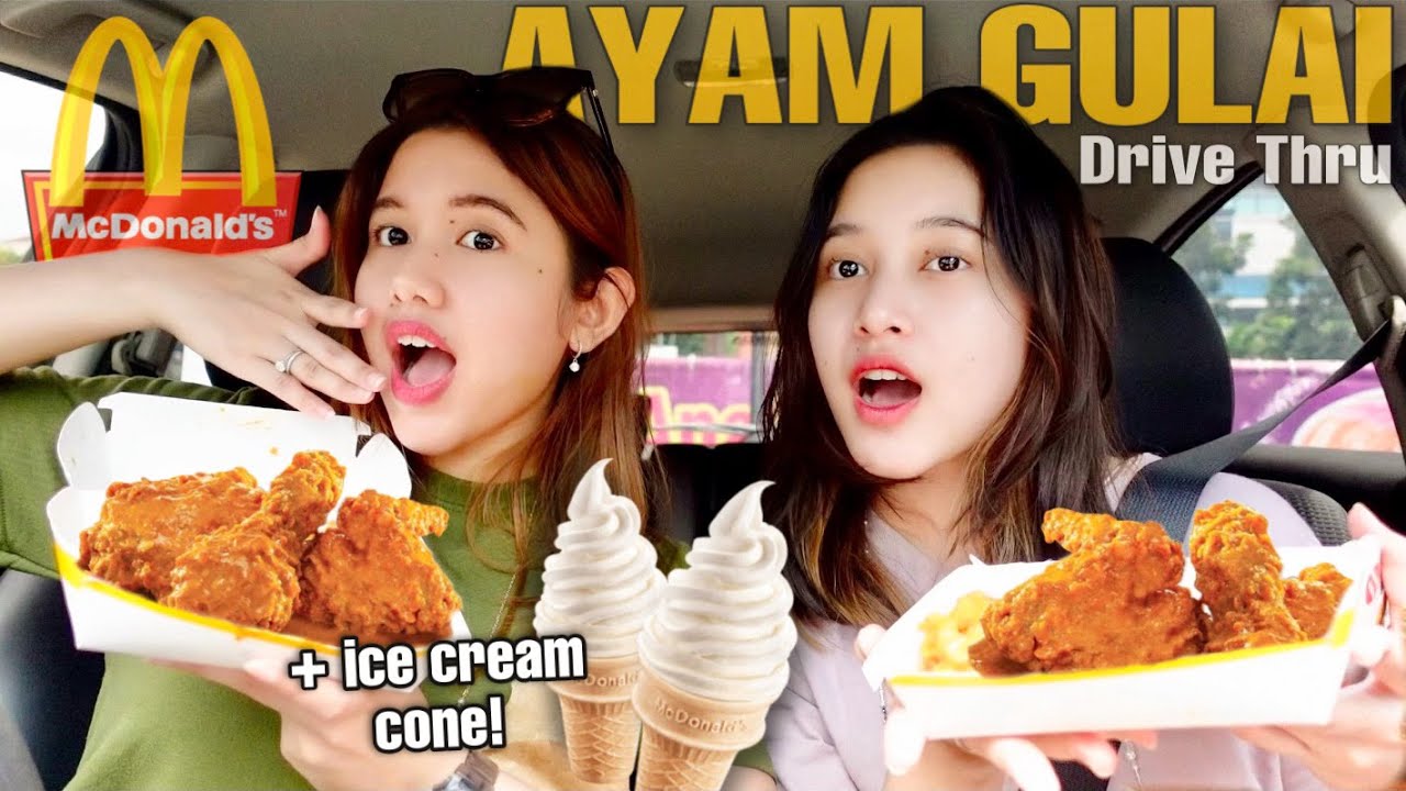 MCD GULAI TERBARU! SHOCK SAMA RASANYA! + DRIVE THRU ESKRIM Ft @Aurelliaurel