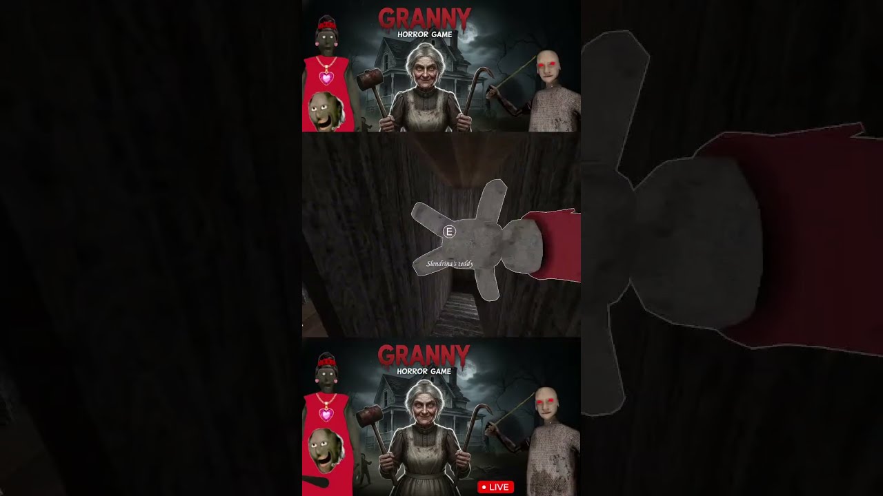 Granny is Live || Granny Horror Gameplay || Granny Grandpa👉☠️  #granny #shots #granny #shortslive