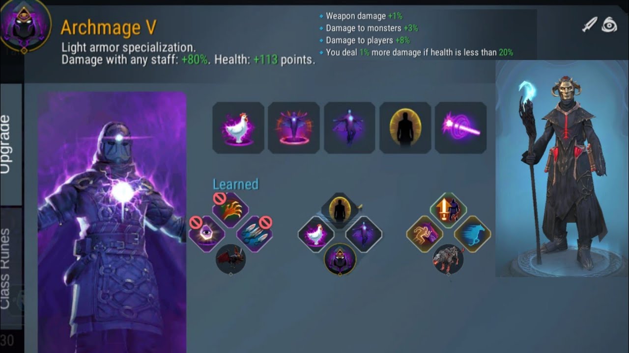 Frostborn pvp: 1/35 Archmage V in the realities of Frostborn.