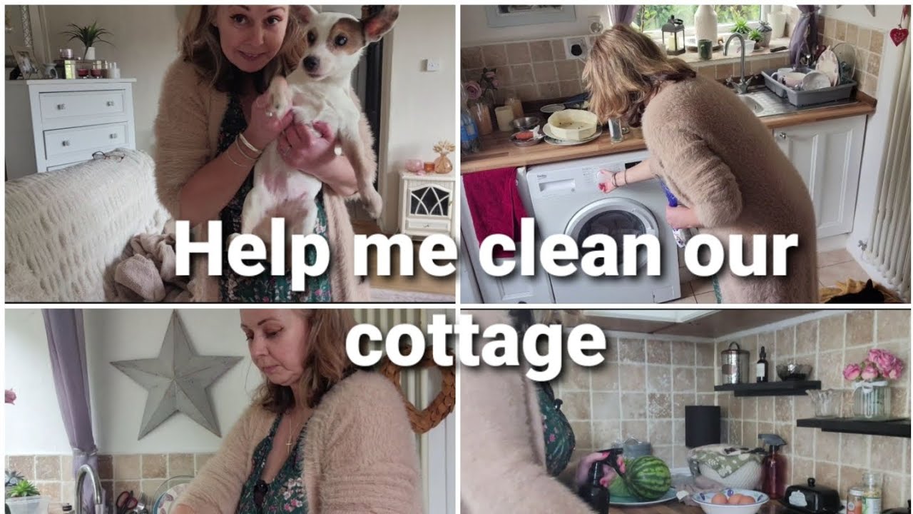 Cleaning our cosy cottage | cleaning motivation | eating chocolate for energy | get it done 🌷