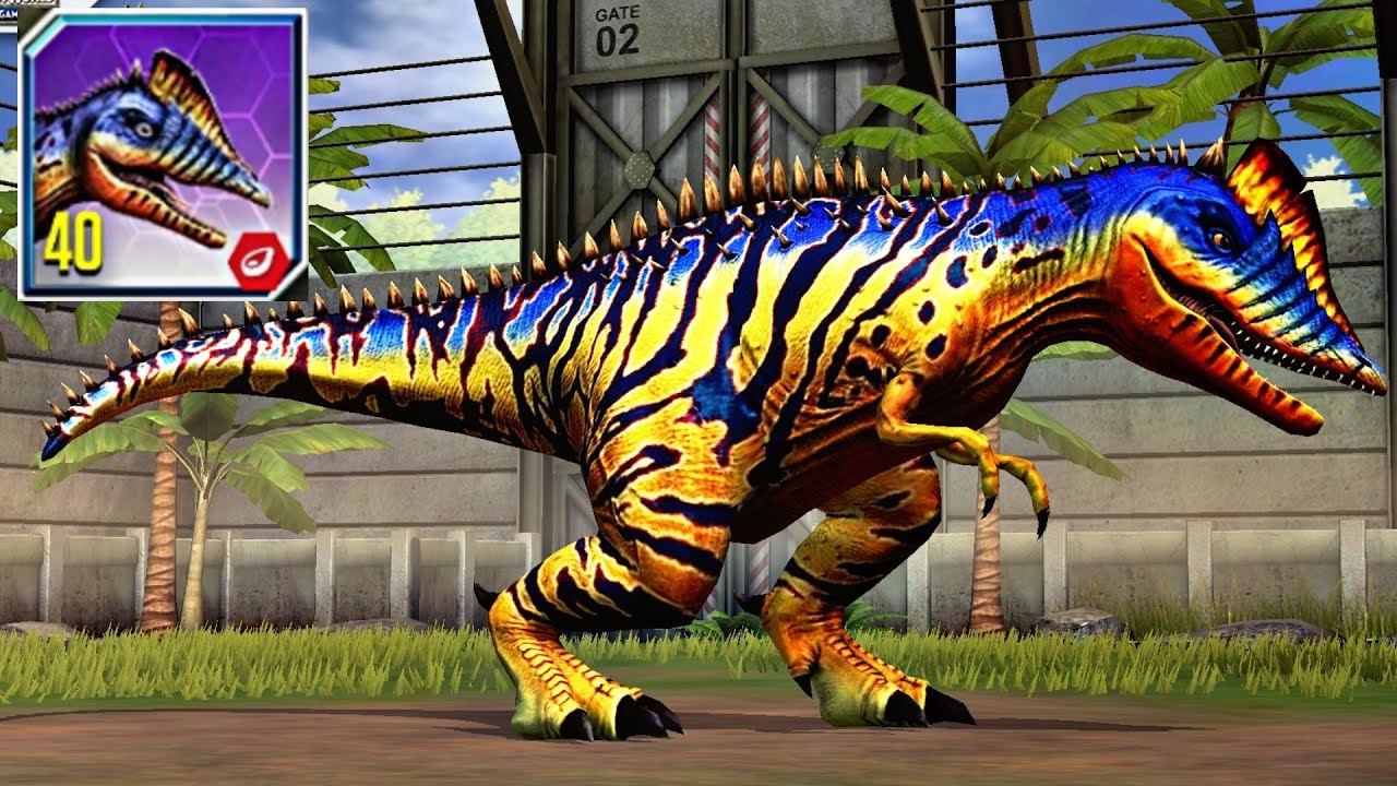 ALANGASAURUS Max Level 40 - Hybrid - Jurassic World The Game