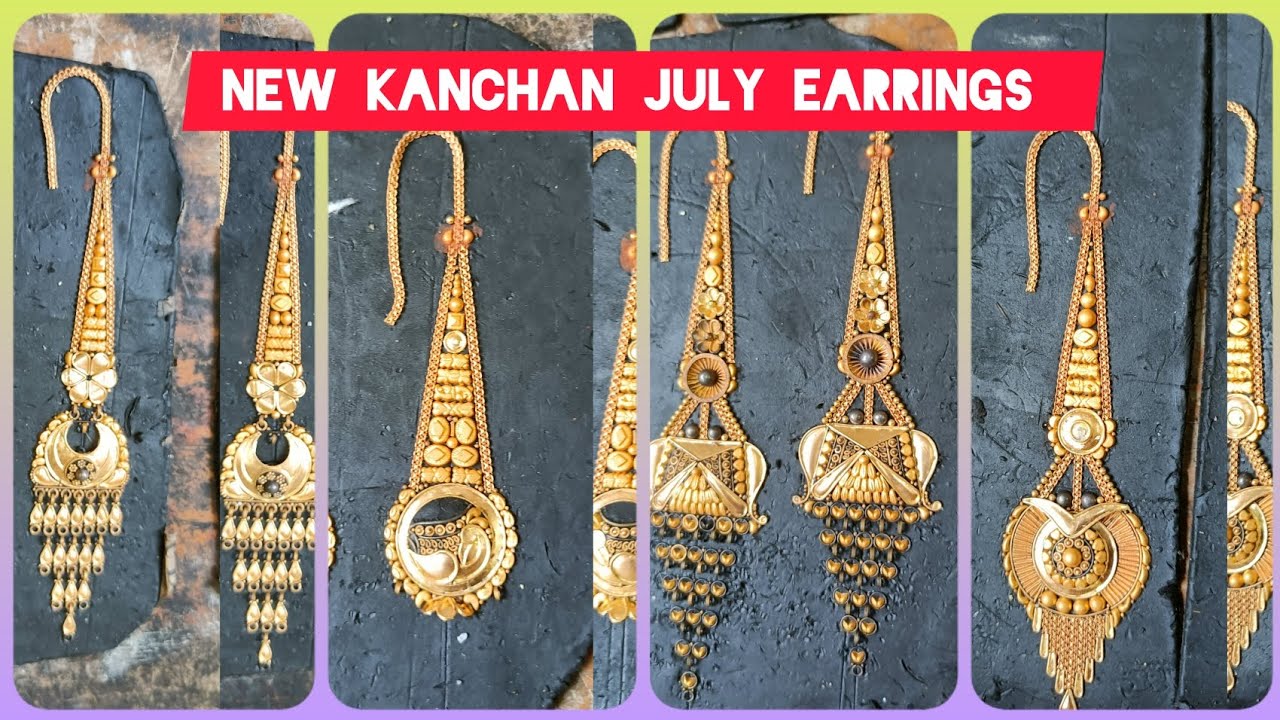Latest unique Kanchain jhula design|gold earring design|Kan ke jhula #gold #jewelry #viral #youtube