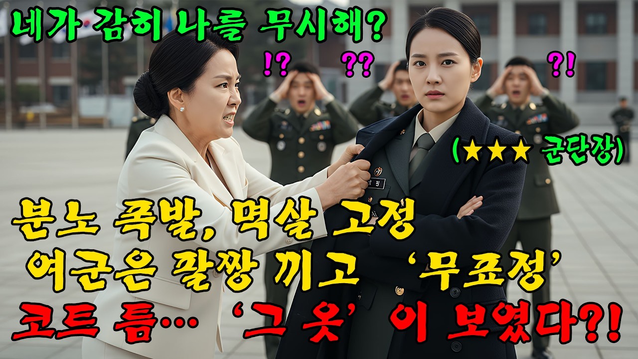 707특임대 육사 임관식장에서 폐지 줍는 사람이라 깔보던 여자가 코트 멱살을 잡아당긴 순간 군복과 계급이 드러났다 l 오디오북 l 감동 l 창작사연 l